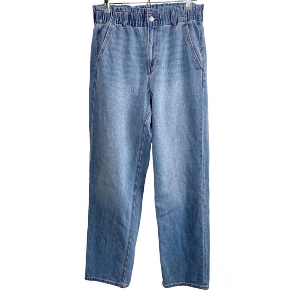 Women’s American Eagle Baggy Jean size 10 Blue Street NO. 3685 - Picture 2 of 12